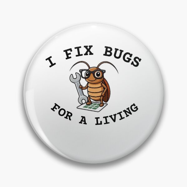 Item preview, Funny Bug Fixer Cartoon Art designed and sold by Articulated Vibes.