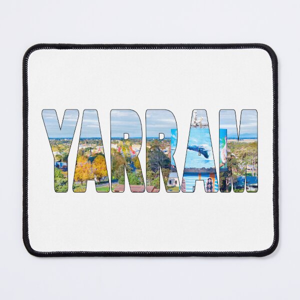 Item preview, YARRAM - Victoria Gippsland Region Water Tower Mural on a Sunny Day designed and sold by Adam Gormley.