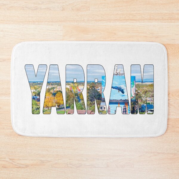 Item preview, YARRAM - Victoria Gippsland Region Water Tower Mural on a Sunny Day designed and sold by Adam Gormley.