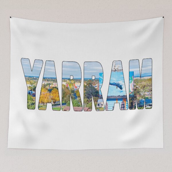 Item preview, YARRAM - Victoria Gippsland Region Water Tower Mural on a Sunny Day designed and sold by Adam Gormley.