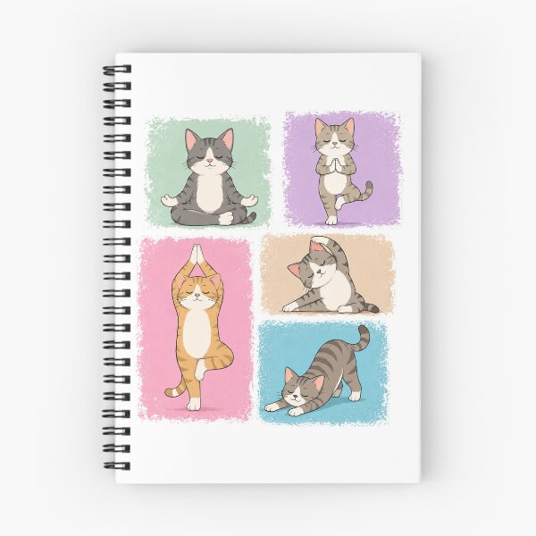 Item preview, Yoga Cat Funny Cat love different Yoga Positions designed and sold by QuiteOrbit.