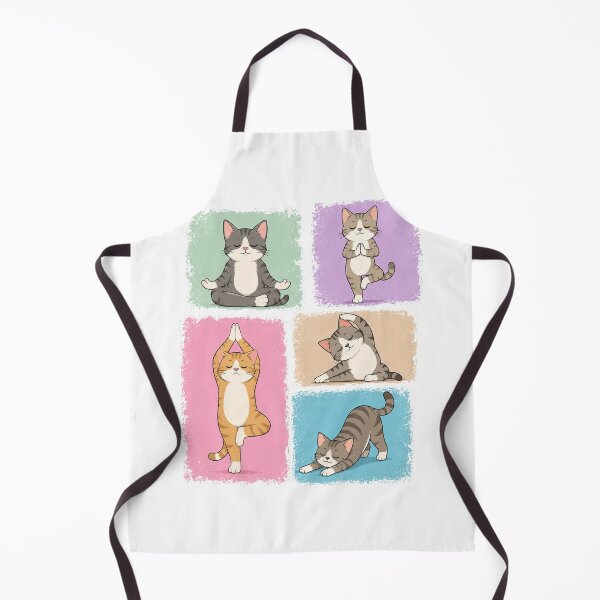 Item preview, Yoga Cat Funny Cat love different Yoga Positions designed and sold by QuiteOrbit.