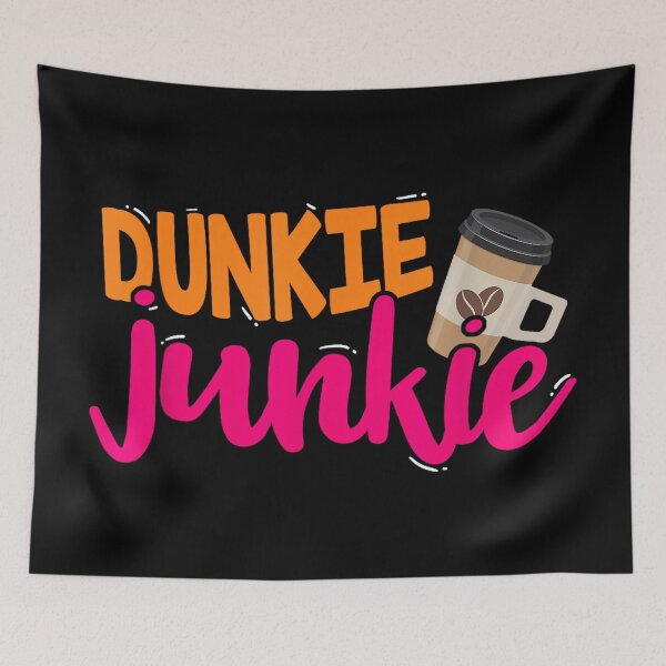 Item preview, Dunkie Junkie Funny Coffee Lover Saying designed and sold by MelanieIShelton.