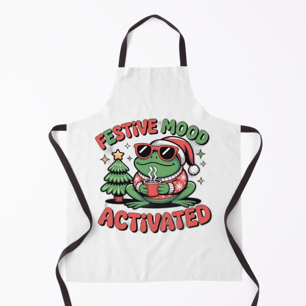 Item preview, Festive Mood Activated Frog Sticker – Funny Christmas Frog Meme ?? designed and sold by Stickers Verse .