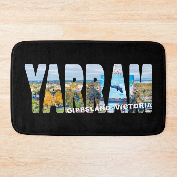 Item preview, YARRAM Gippsland Victoria - Water Tower Mural on a Autumn Sunny Day designed and sold by Adam Gormley.