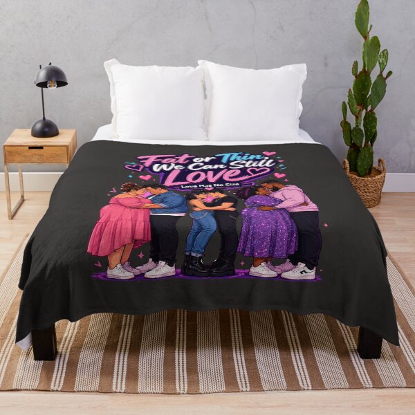 Item preview, Fat or Thin We Can Still Love designed and sold by Thaivi Design.