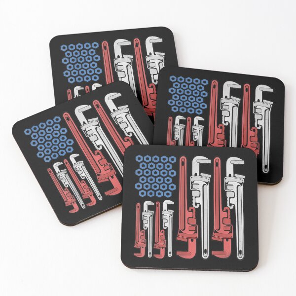 Item preview, Plumber USA American Flag designed and sold by goombi-creative.