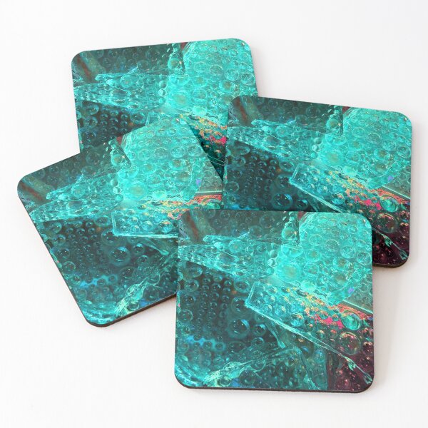Item preview, Turquoise Glass, Broken, Abstract designed and sold by DenaHaines.
