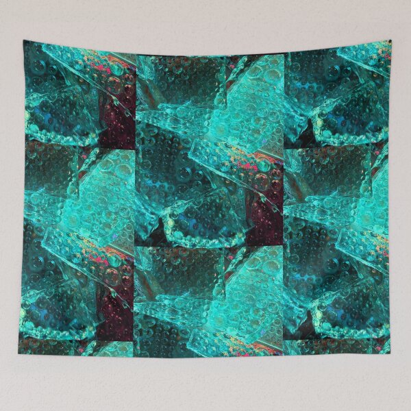 Item preview, Turquoise Glass, Broken, Abstract designed and sold by DenaHaines.