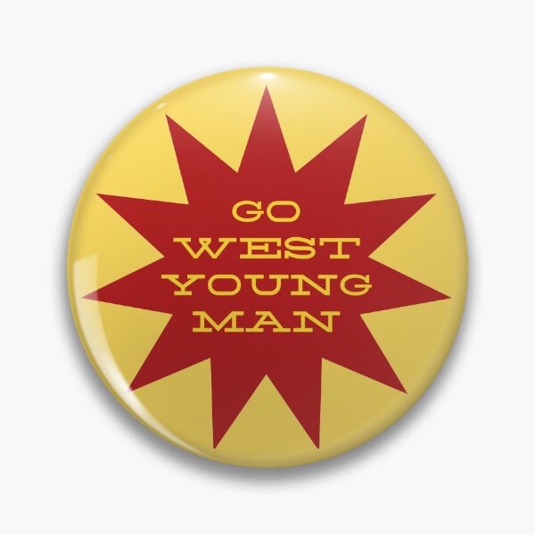 Item preview, "Go West Young Man" Red Western Style designed and sold by zozzy-does-art.
