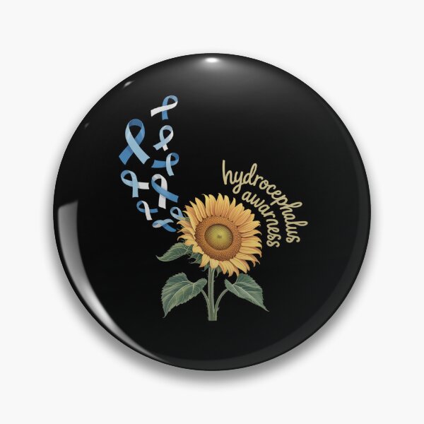Item preview, Hydrocephalus Awareness Sunflower designed and sold by grounabslaninal.