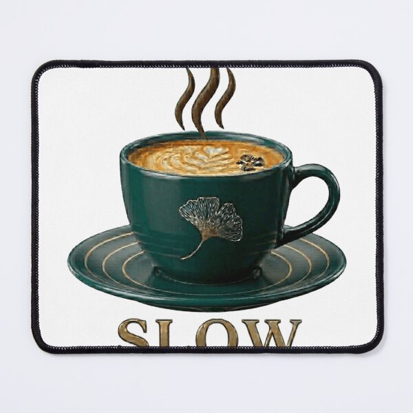 Item preview, Deep Jade Slow Coffee Ritual designed and sold by Northern Glow Art.