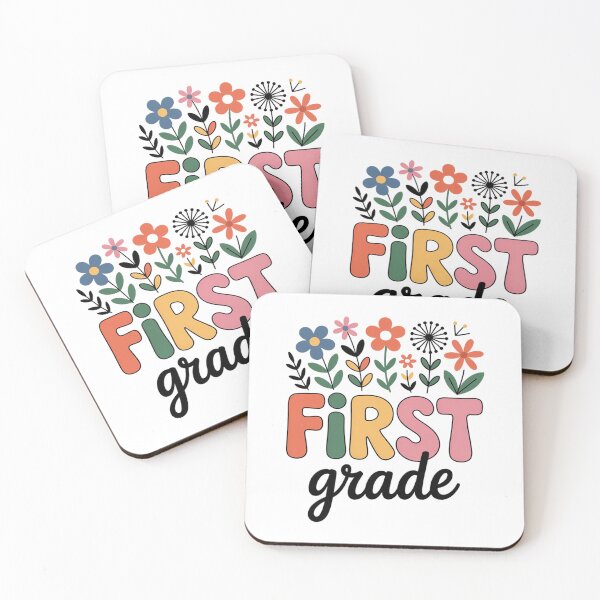 Item preview, First Grade Teacher Wildflower Back to School Floral designed and sold by grounabslaninal.
