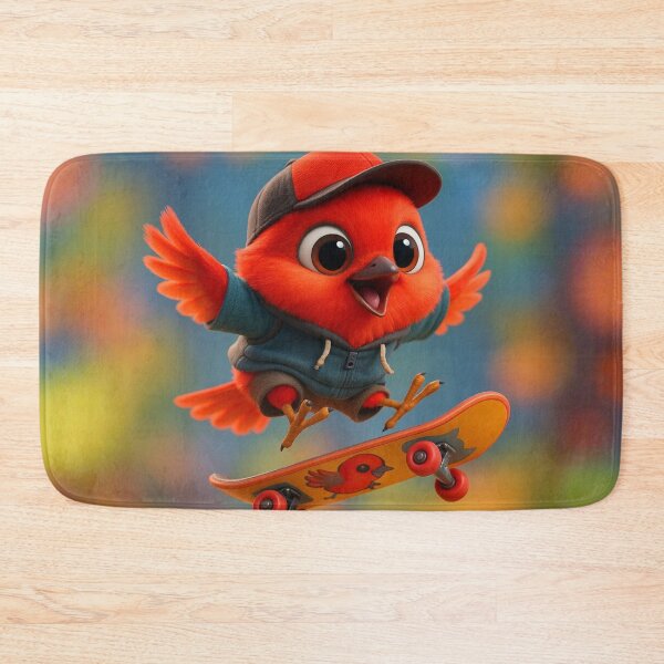 Item preview, Skater Vermilion Flycatcher designed and sold by Sillytoe.