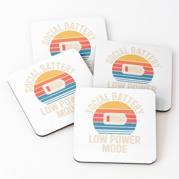 Item preview, Funny Social Battery Low Power Mode Retro Premium Tri-Blend T-Shirt designed and sold by kevincuellar.