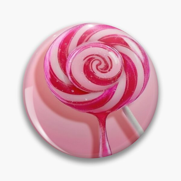 Item preview, Pink Sugar Drip - Swirled Lollipop Pop Art — Pink Red Abstract Candy Drop designed and sold by shaang.