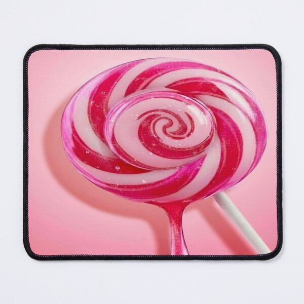 Item preview, Pink Sugar Drip - Swirled Lollipop Pop Art — Pink Red Abstract Candy Drop designed and sold by shaang.