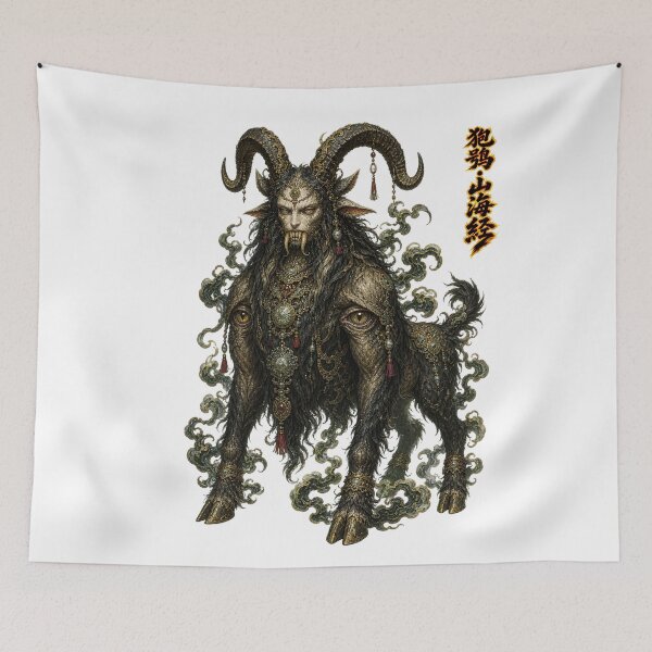 Item preview, Paoxiao The Belly-Eyed Glutton Shan Hai Jing designed and sold by holyminix.