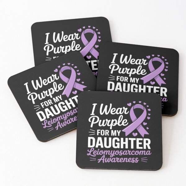 Item preview, I wear Purple for my Daughter Leiomyosarcoma Awareness designed and sold by grounabslaninal.