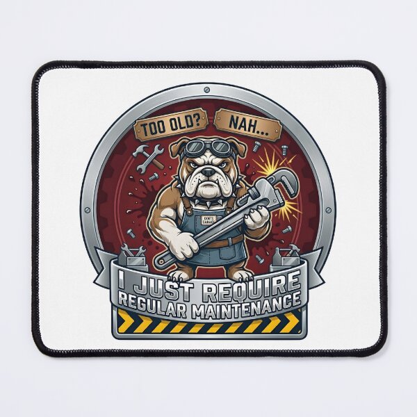 Item preview, Regular Maintenance Bulldog Shirt – Funny Mechanic Gift Tee designed and sold by relso.