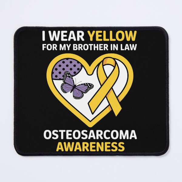 Item preview, I Wear Yellow for My Brother in Law Osteosarcoma Awareness designed and sold by grounabslaninal.