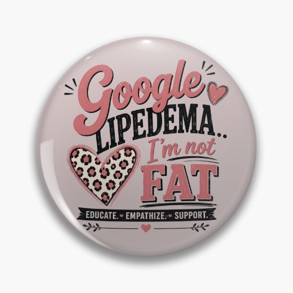 Item preview, Google Lipedema... I’m Not Fat | Retro Lipedema Awareness Design designed and sold by MallMarketplace.