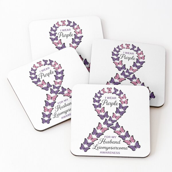 Item preview, I wear Purple for my Husband Leiomyosarcoma Awareness designed and sold by grounabslaninal.