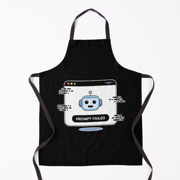 Item preview, Prompt Failed Funny AI Tech Humor Shirt designed and sold by ImaginedSpace7.