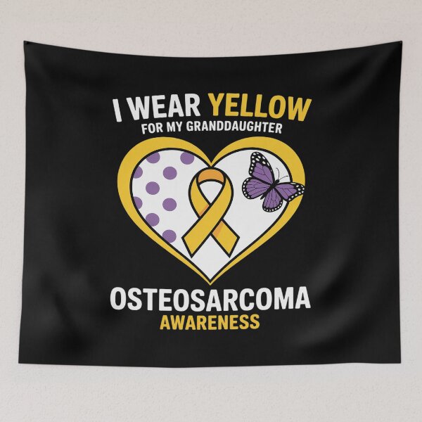 Item preview, I Wear Yellow for My Granddaughter Osteosarcoma Awareness designed and sold by grounabslaninal.