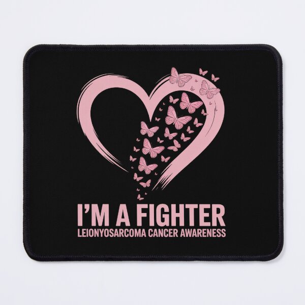 Item preview, I’m A Fighter Leiomyosarcoma AWARENESS Heart Butterflies designed and sold by grounabslaninal.