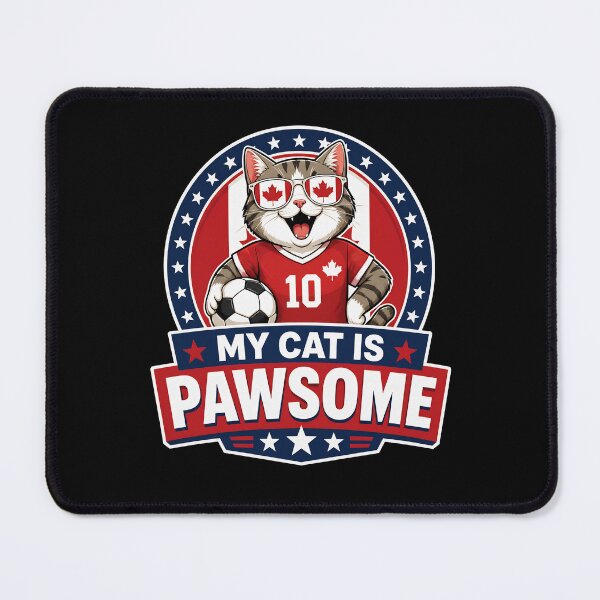 Item preview, Canadian Soccer Cat designed and sold by MimsTees.
