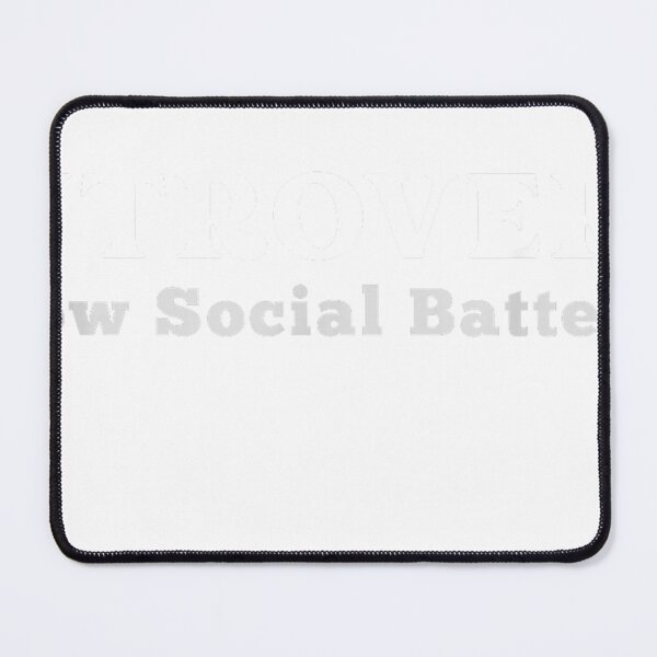 Item preview, Introvert Low Social Battery Funny Social Energy Quote T-Shirt designed and sold by RKdrawings.