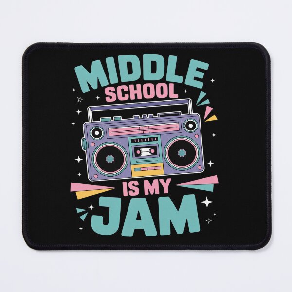 Item preview, Middle School is My Jam Cute Teacher 80's 90's designed and sold by grounabslaninal.