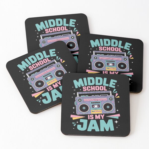 Item preview, Middle School is My Jam Cute Teacher 80's 90's designed and sold by grounabslaninal.