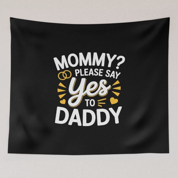 Item preview, Mommy Will You Marry My Daddy Engagement Wedding designed and sold by grounabslaninal.