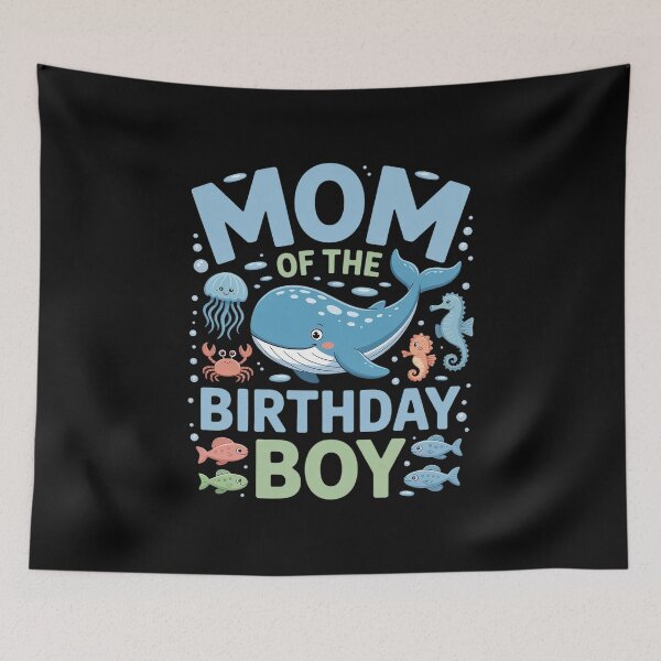 Item preview, Mom of the Birthday Boy Oneder The Sea Bday Ocean designed and sold by grounabslaninal.
