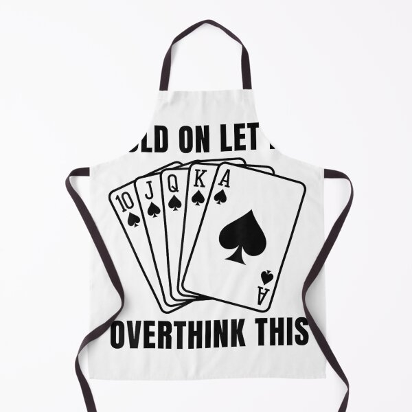 Item preview, Funny Poker Saying Overthinking Casino Humor Card Player T-Shirt designed and sold by kevincuellar.