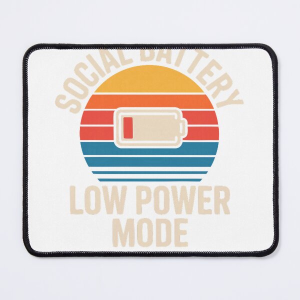 Item preview, Funny Social Battery Low Power Mode Retro Premium Tri-Blend T-Shirt designed and sold by kevincuellar.