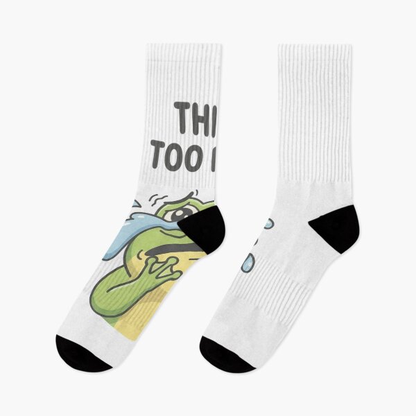 Item preview, Funny Crying Frog This Is Too Much T-Shirt – Emotional Meme Design designed and sold by DIRTYSKETCHH.