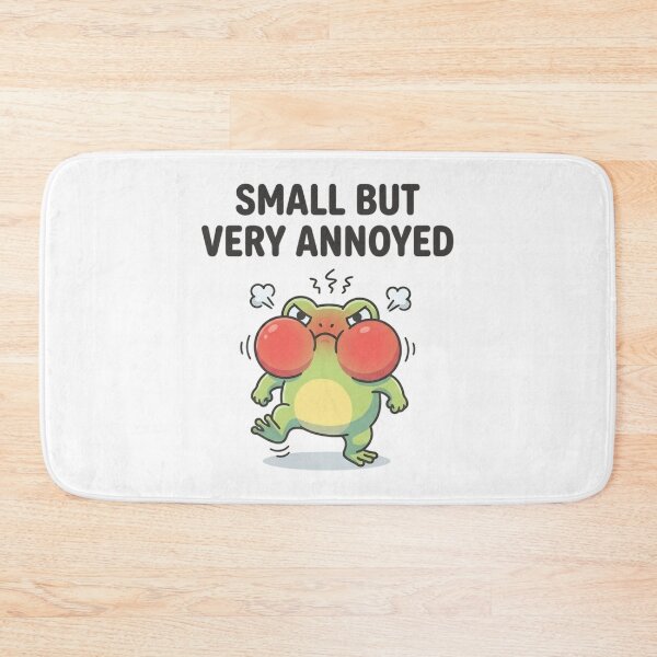 Item preview, Funny Frog Small But Very Annoyed T-Shirt – Cute Angry Frog Meme designed and sold by DIRTYSKETCHH.
