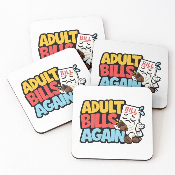 Item preview, Adult Bills Again Shirt Money Humor Relatable Adulting Life Tee designed and sold by Denik Daily Crisis.