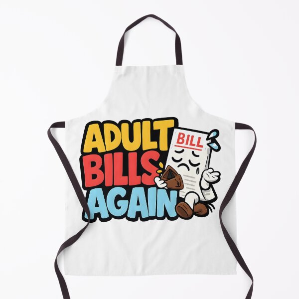 Item preview, Adult Bills Again Shirt Money Humor Relatable Adulting Life Tee designed and sold by Denik Daily Crisis.