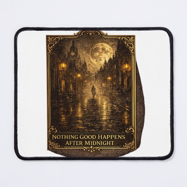 Item preview, Nothing Good Happens After Midnight – Velvet Noir Society designed and sold by DailyTrendFinds.