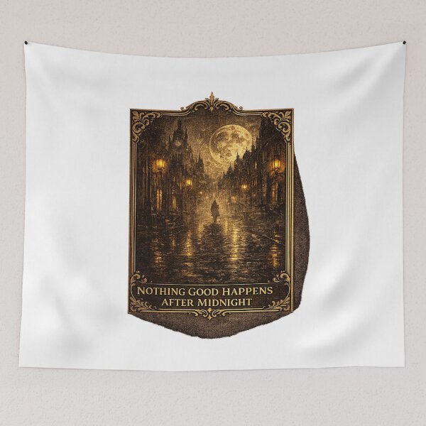 Item preview, Nothing Good Happens After Midnight – Velvet Noir Society designed and sold by DailyTrendFinds.