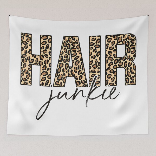Item preview, Hair Junkie Leopard Hair Hairdresser Hairstylist designed and sold by MelanieIShelton.