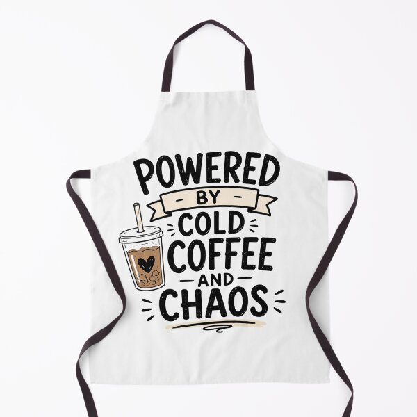 Item preview, Powered by Cold Coffee and Chaos – Funny Parenting Design designed and sold by TommyArt94.