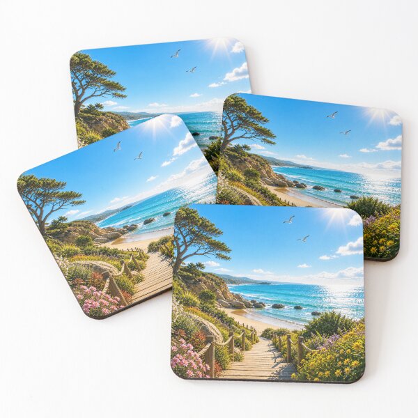 Item preview, Sunny Coastal Pathway designed and sold by ptabf25.