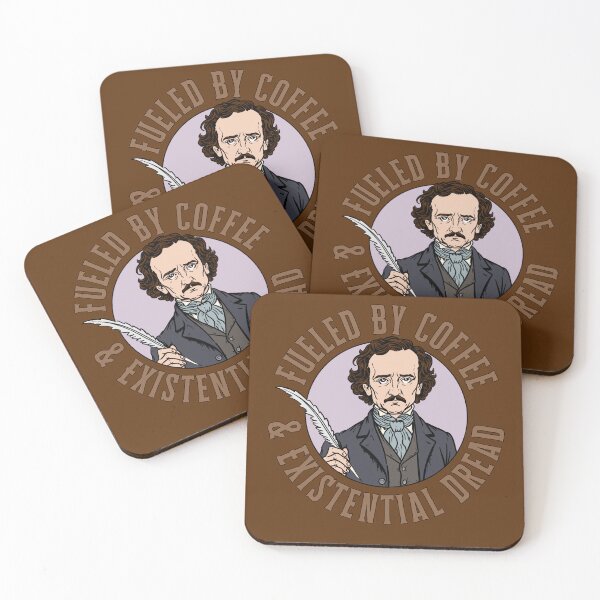 Item preview, Fueled By Coffee And Existential designed and sold by Kate Miller Illustrator.