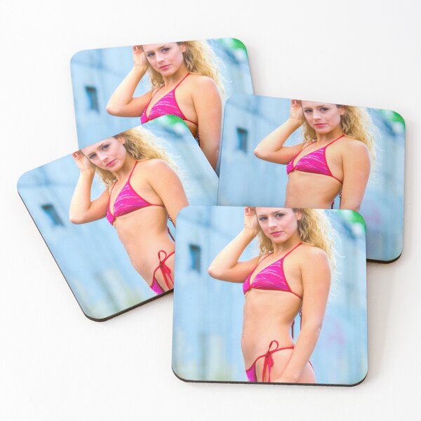 Item preview, Woman in Pink Bikini Outdoors designed and sold by jklune.