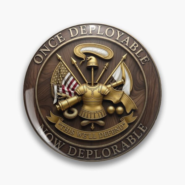 Item preview, Once Deployable - Now Deplorable designed and sold by Breeze-e Beez's Design.